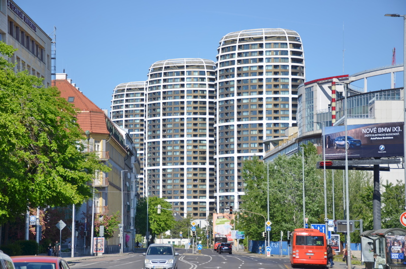 The Sky Park residential complex in Bratislava